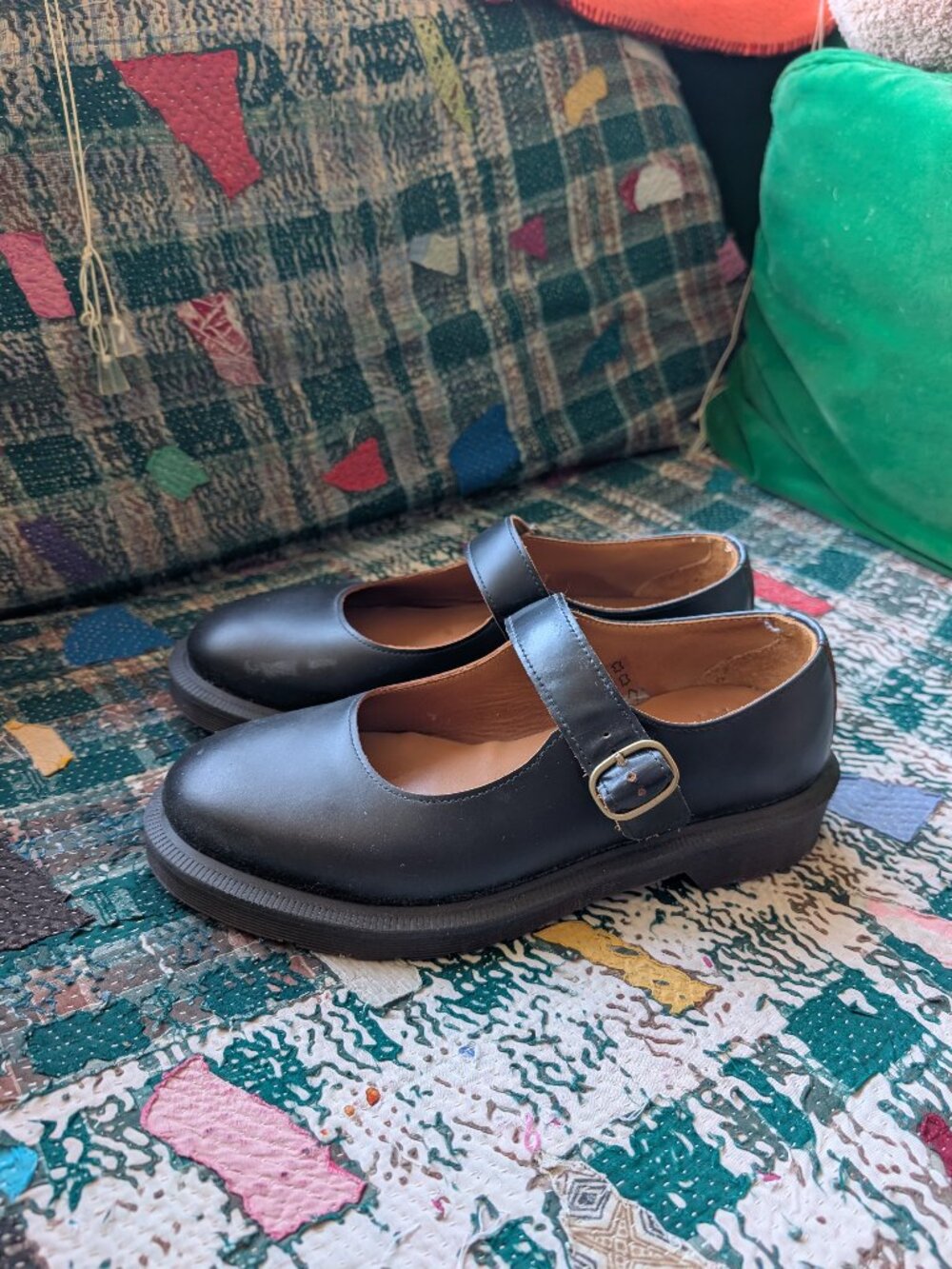 Dr. Martens Black Mary Jane Flats